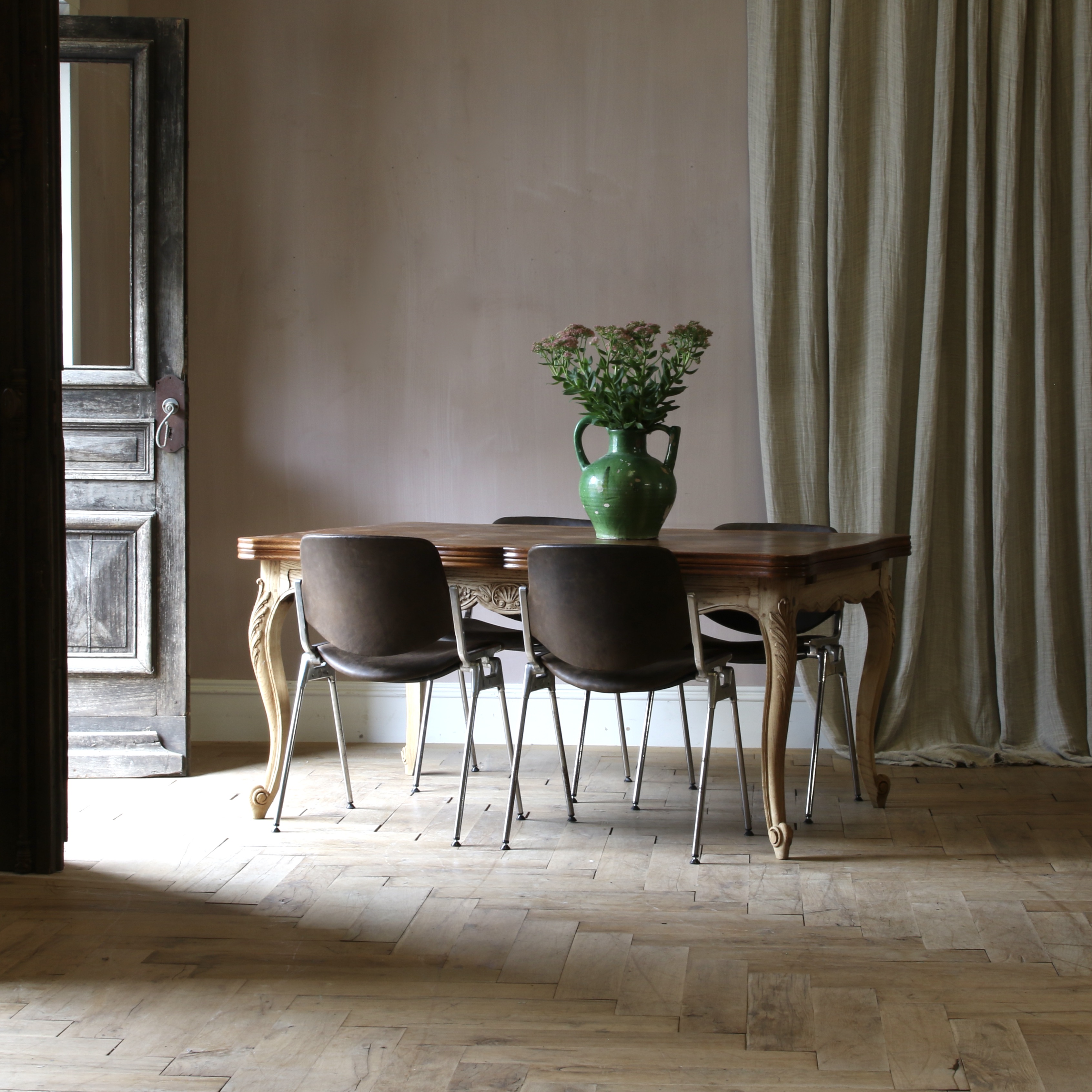 Parquet Dining Table
